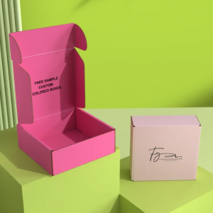 Company Logo Clothes Packaging Box For Gift Shipping