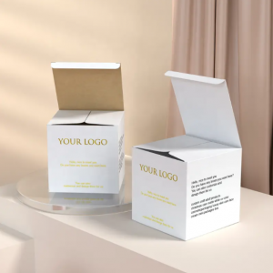 Custom Printed Glossy Face Cream Paper Packaging Box