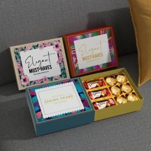 Candy Box Chocolate Packaging Wedding Party Gift Boxes With Ribbon